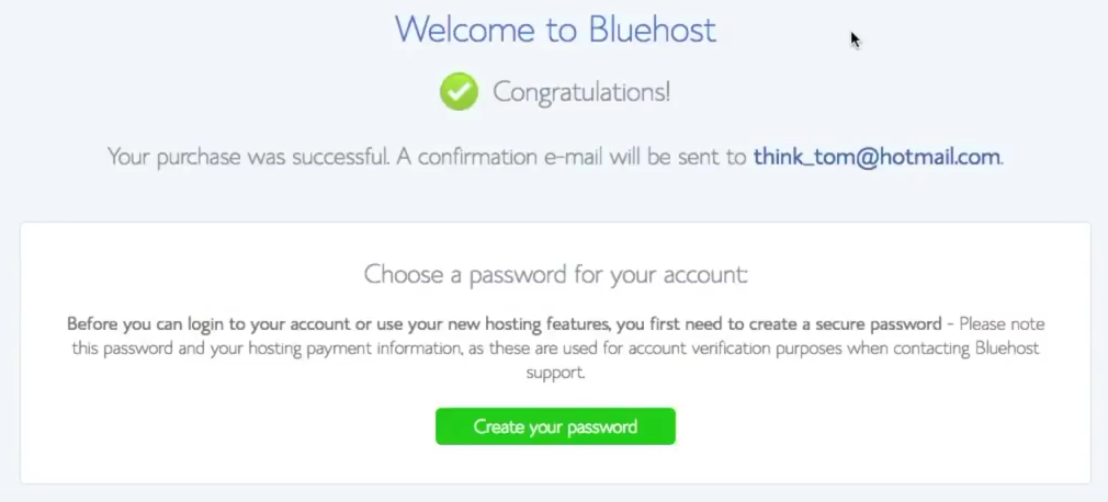 7 Start a blog Bluehost Welcome