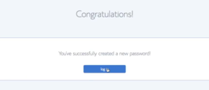 Start a blog Bluehost password create login