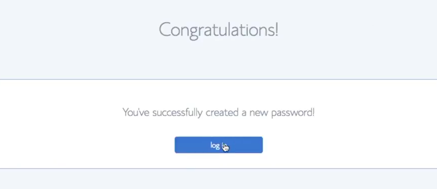 Start a blog Bluehost password create login